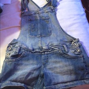 Denim overalls